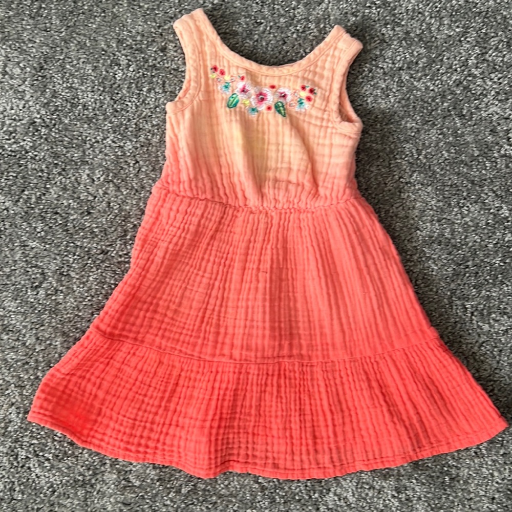 Super cute bright muslin gauze dress